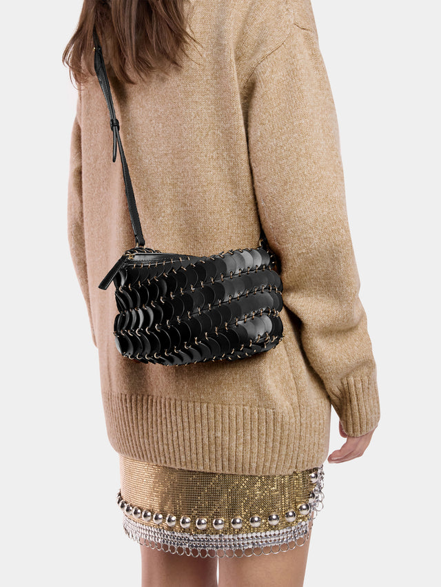 Black Paco crossbody leather bag - Image 3