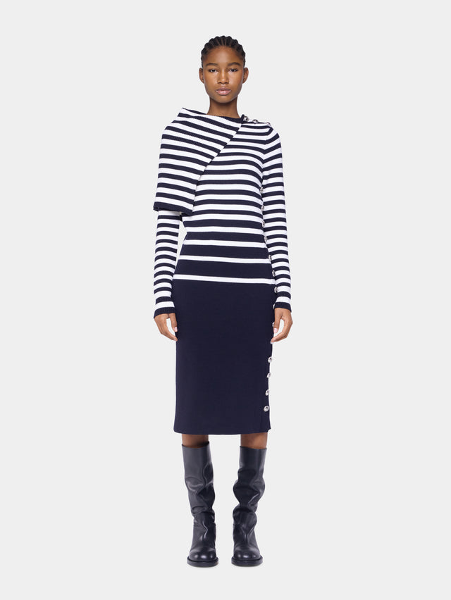 Midi dress in wool - Image 2