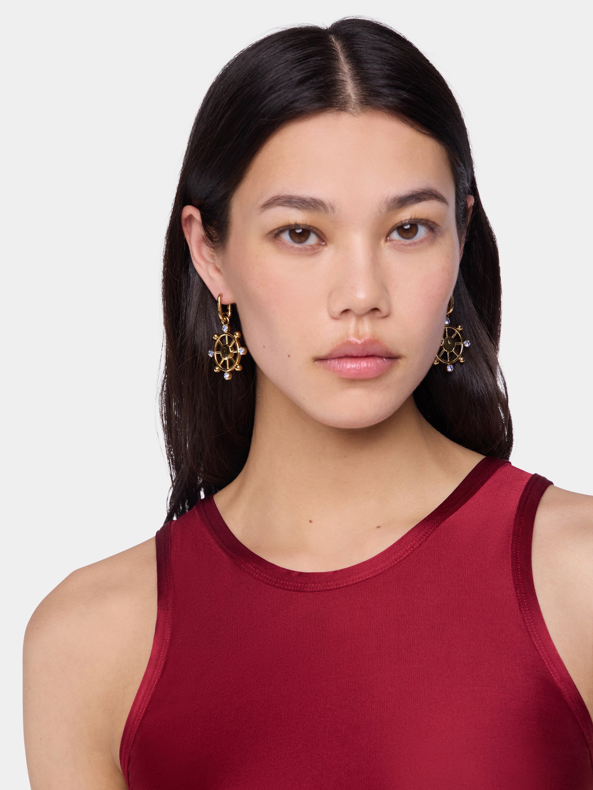 Rudder earrings position 2
