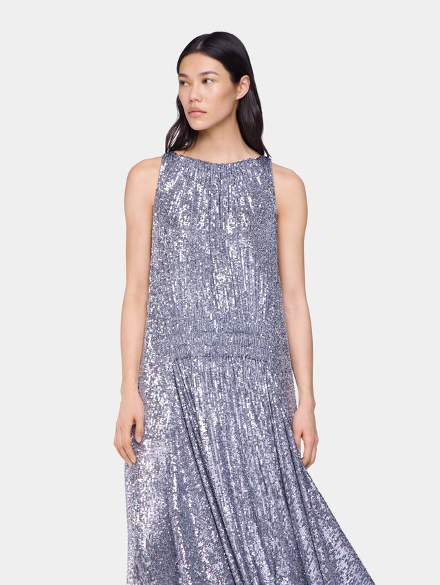 Midi dress in sequins - Image 2
