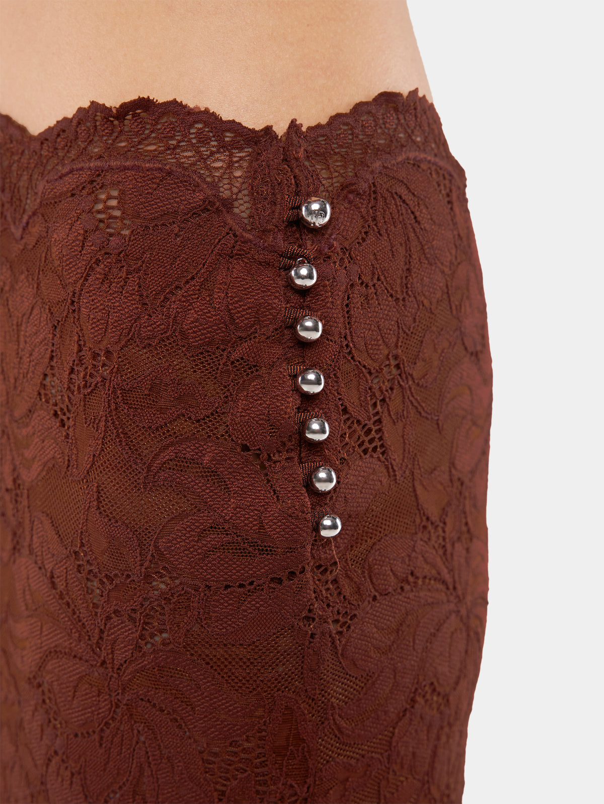 Midi skirt in lace position 7