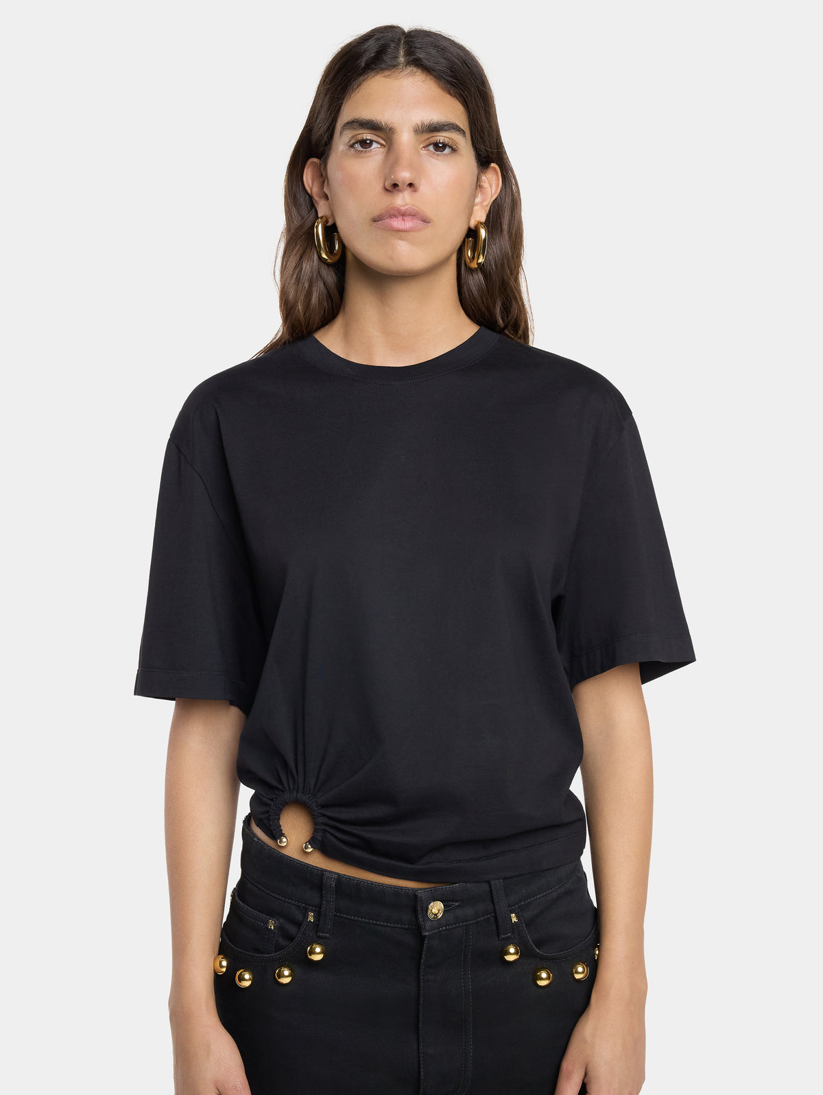 Oversize piercing t-shirt