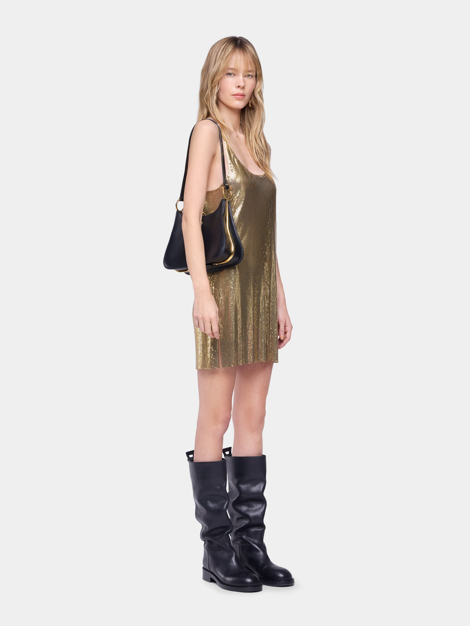 Mini tank top dress in mesh - Image 2