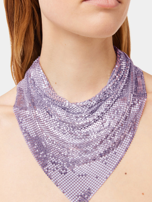 Purple chainmail Scarf - Image 2