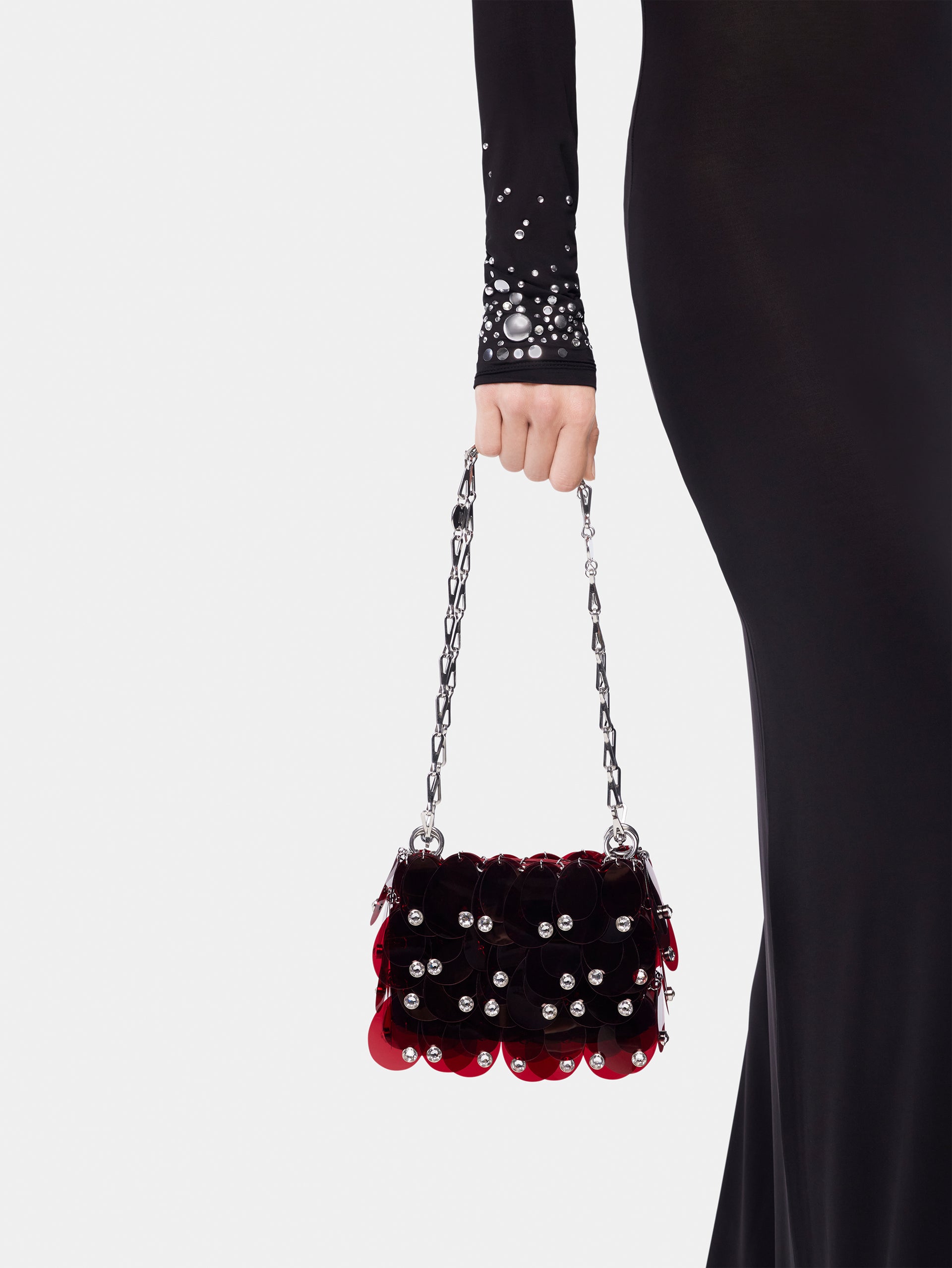 Sparkle bag burgundy position 5