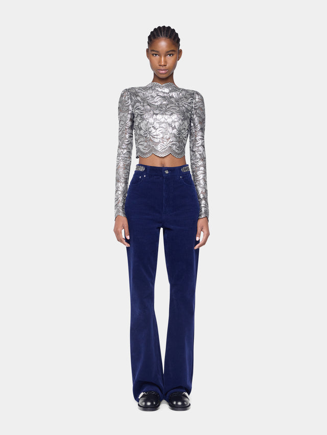 Crop top in lace - Image 2