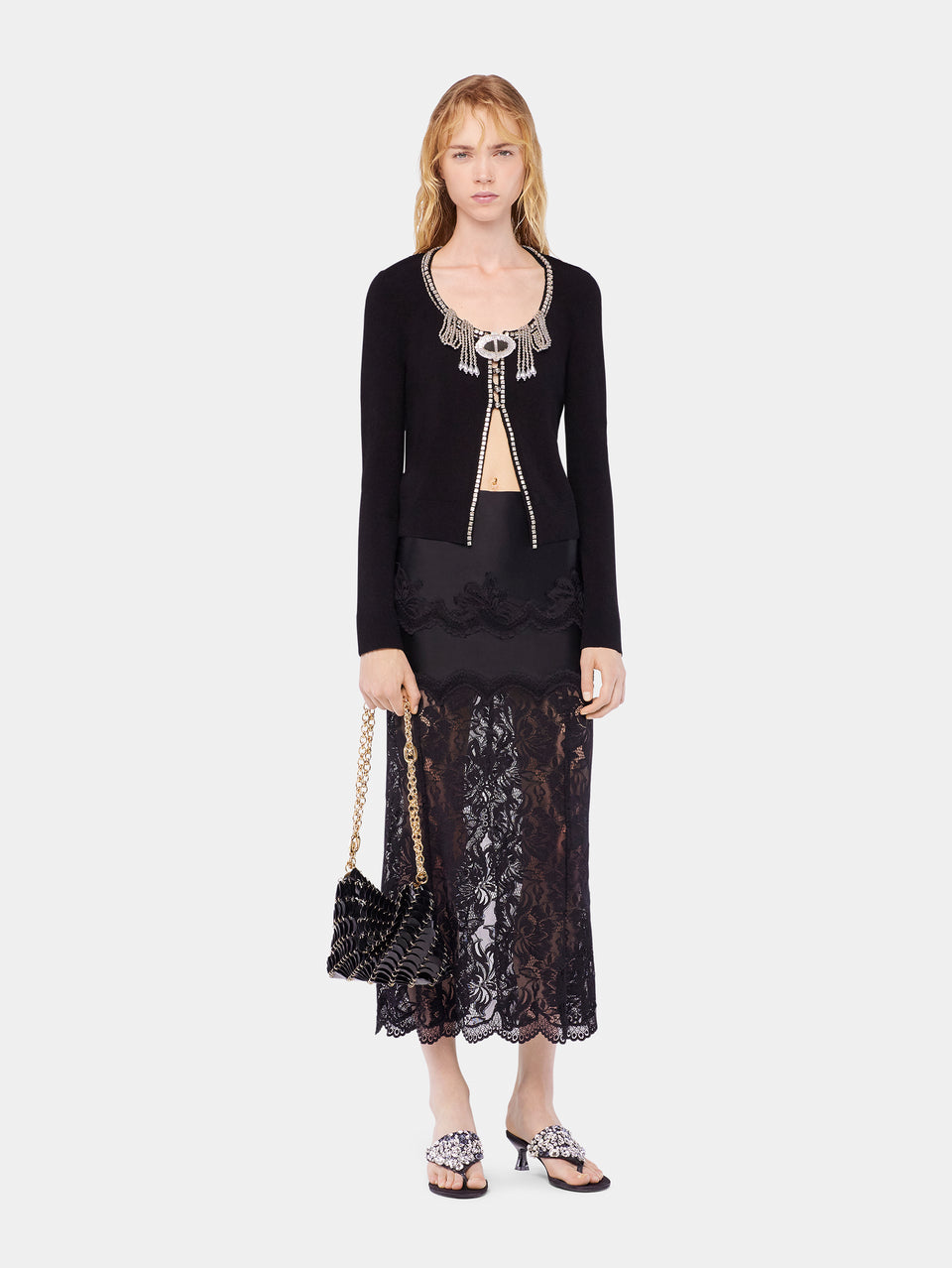 Lace midi skirt - Image 2