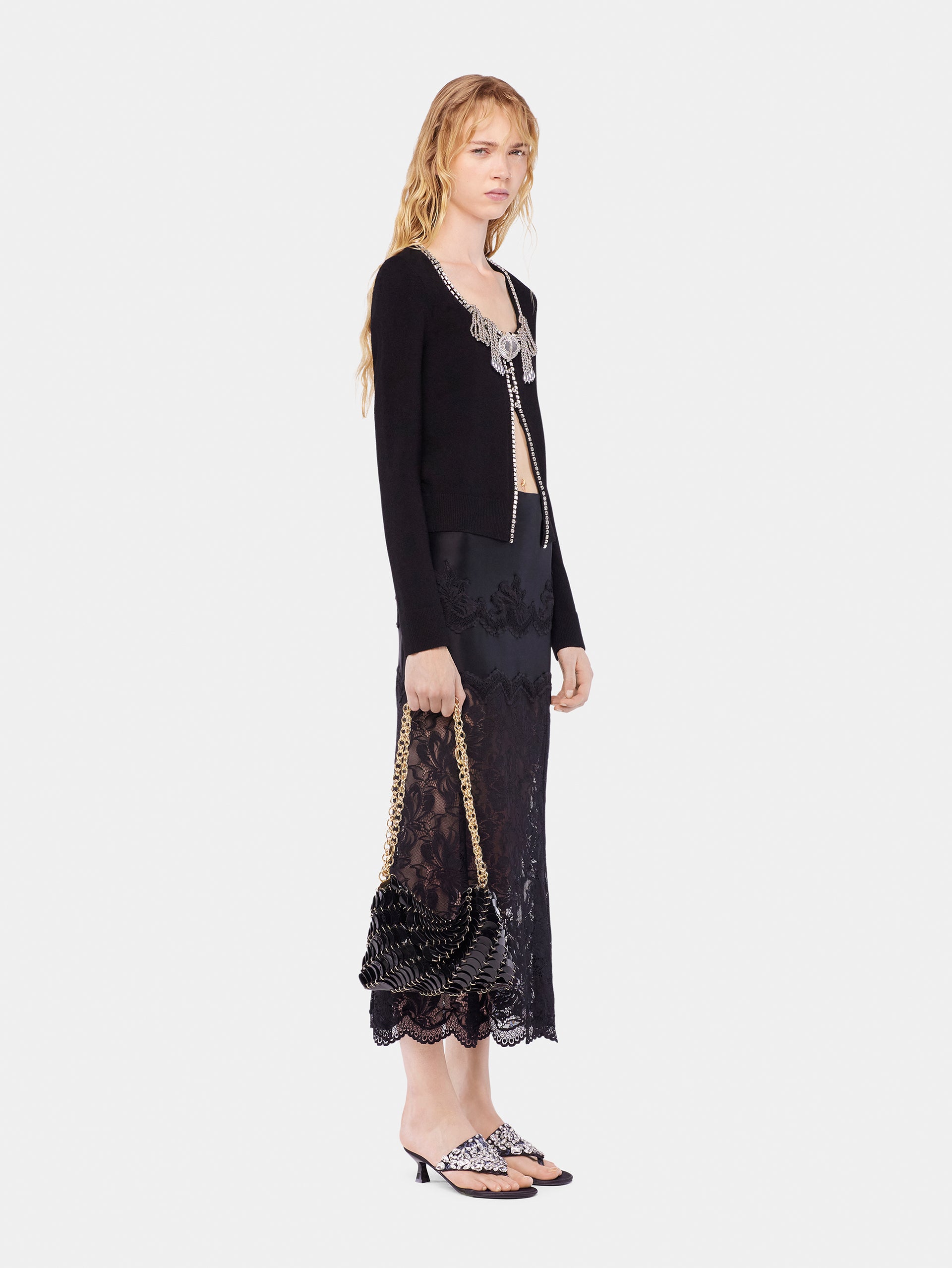 Lace midi skirt position 3