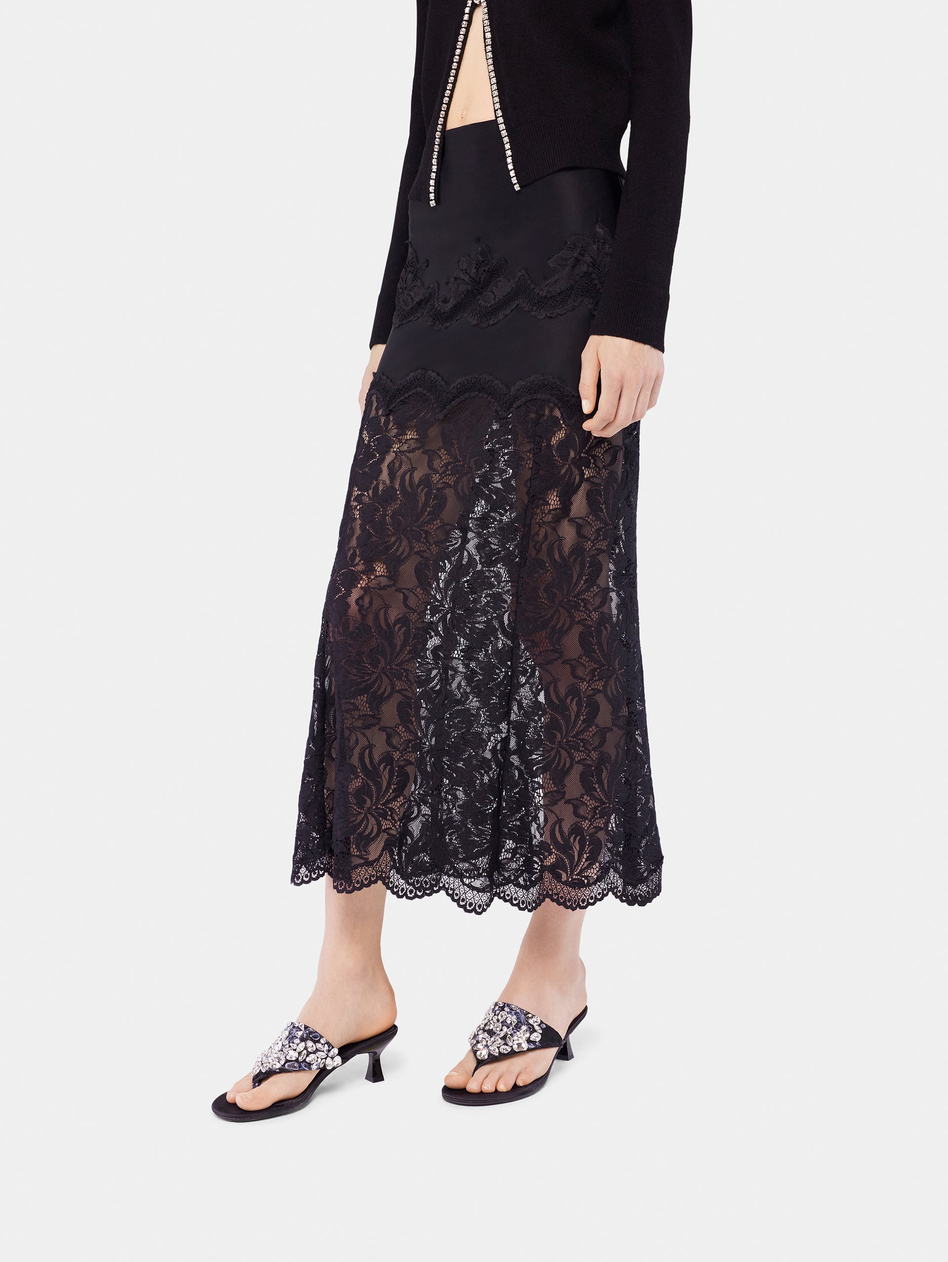 Lace midi skirt position 5