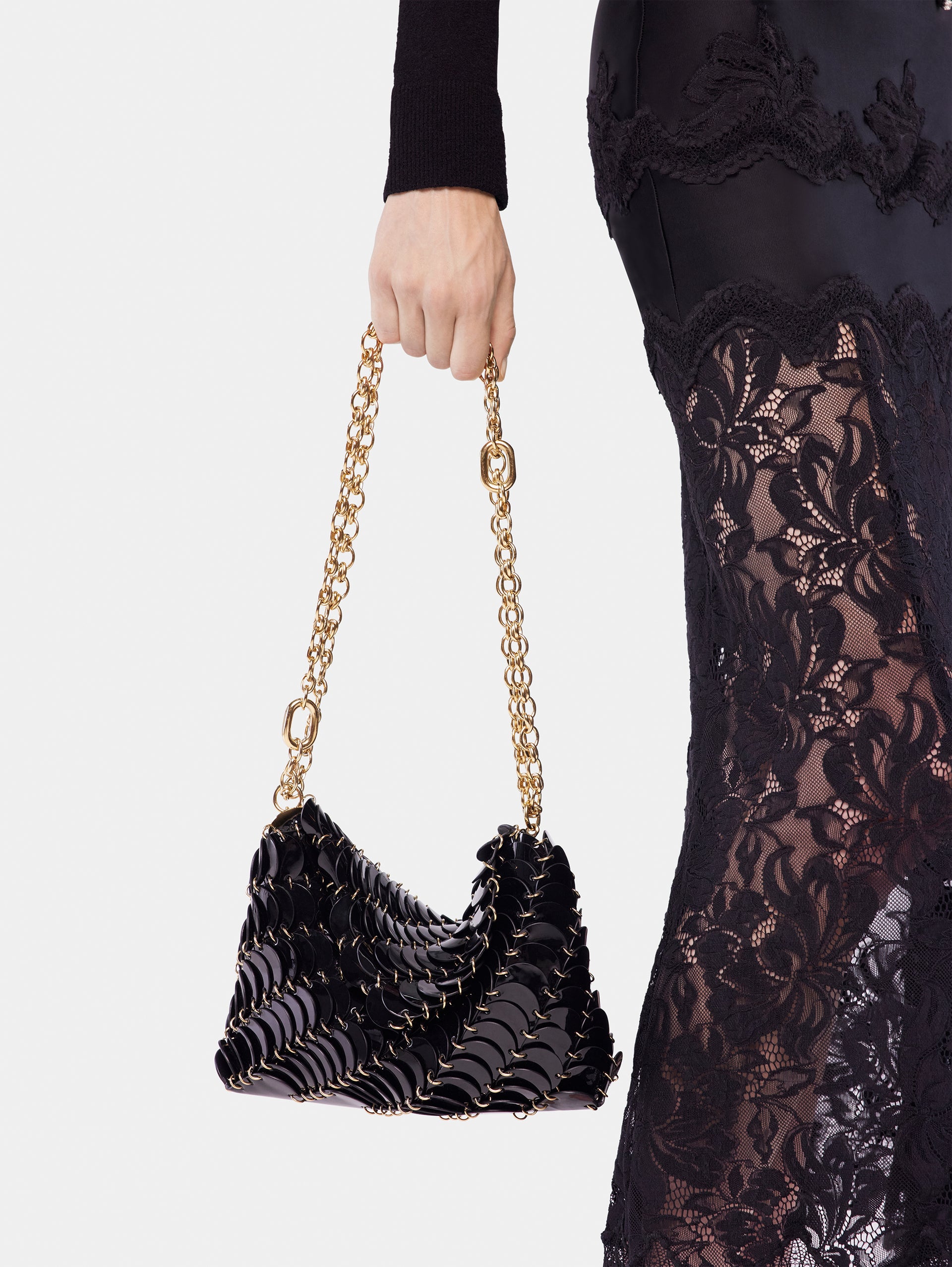 Paco night leather bag black position 5