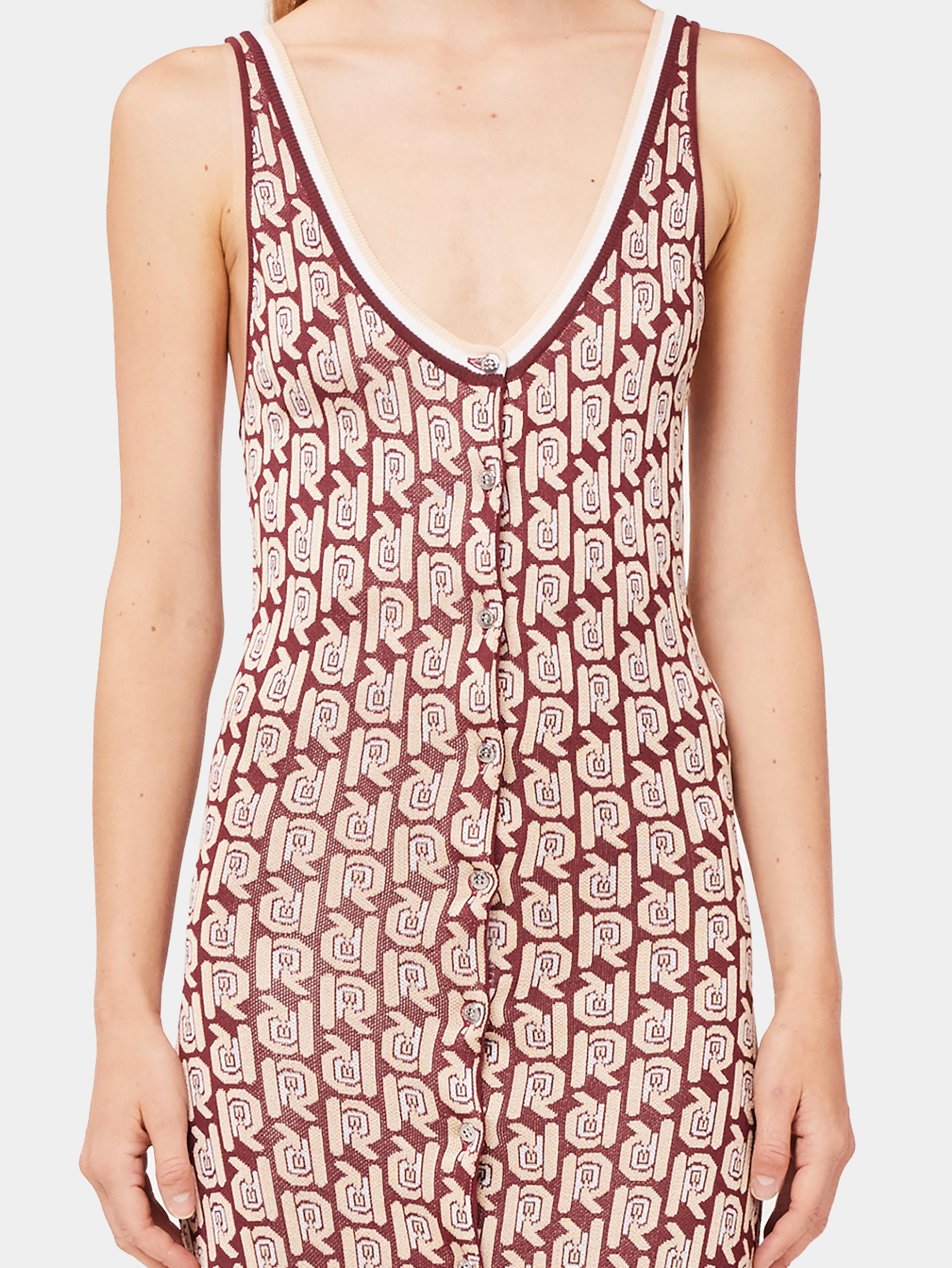 Robe longue monogramme
