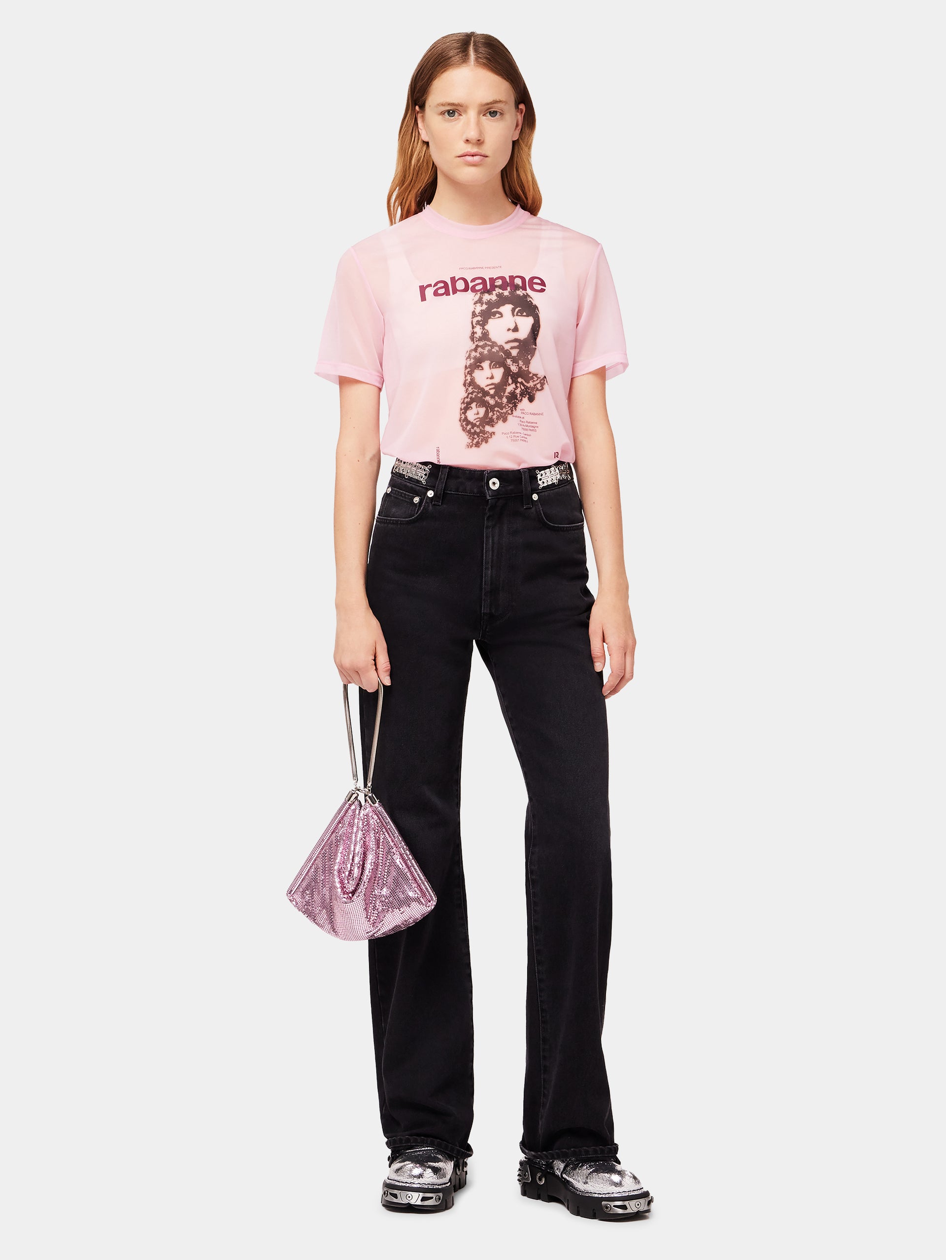 Pink Visconti-inspired T-shirt