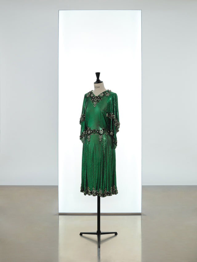 Mid length dress in iconic mesh - Image 1