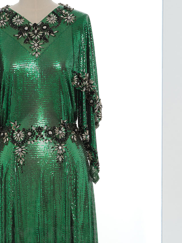 Mid length dress in iconic mesh - Image 2