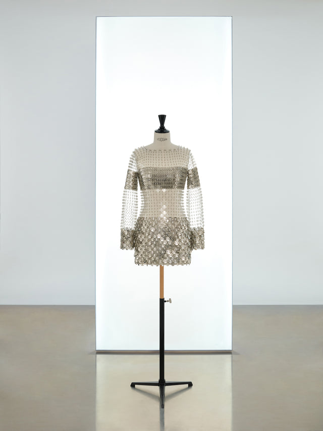 Long sleeves illusion dress - Image 1