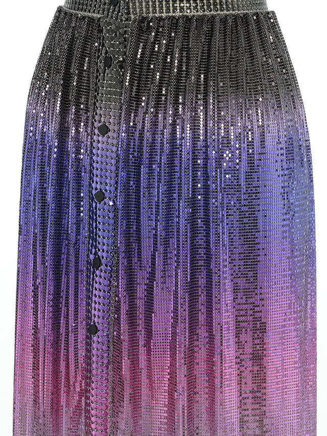 Mid length buttoned skirt - Image 2