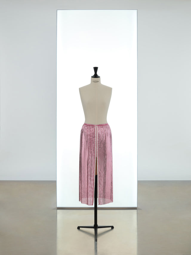 Mid length front slit skirt - Image 1