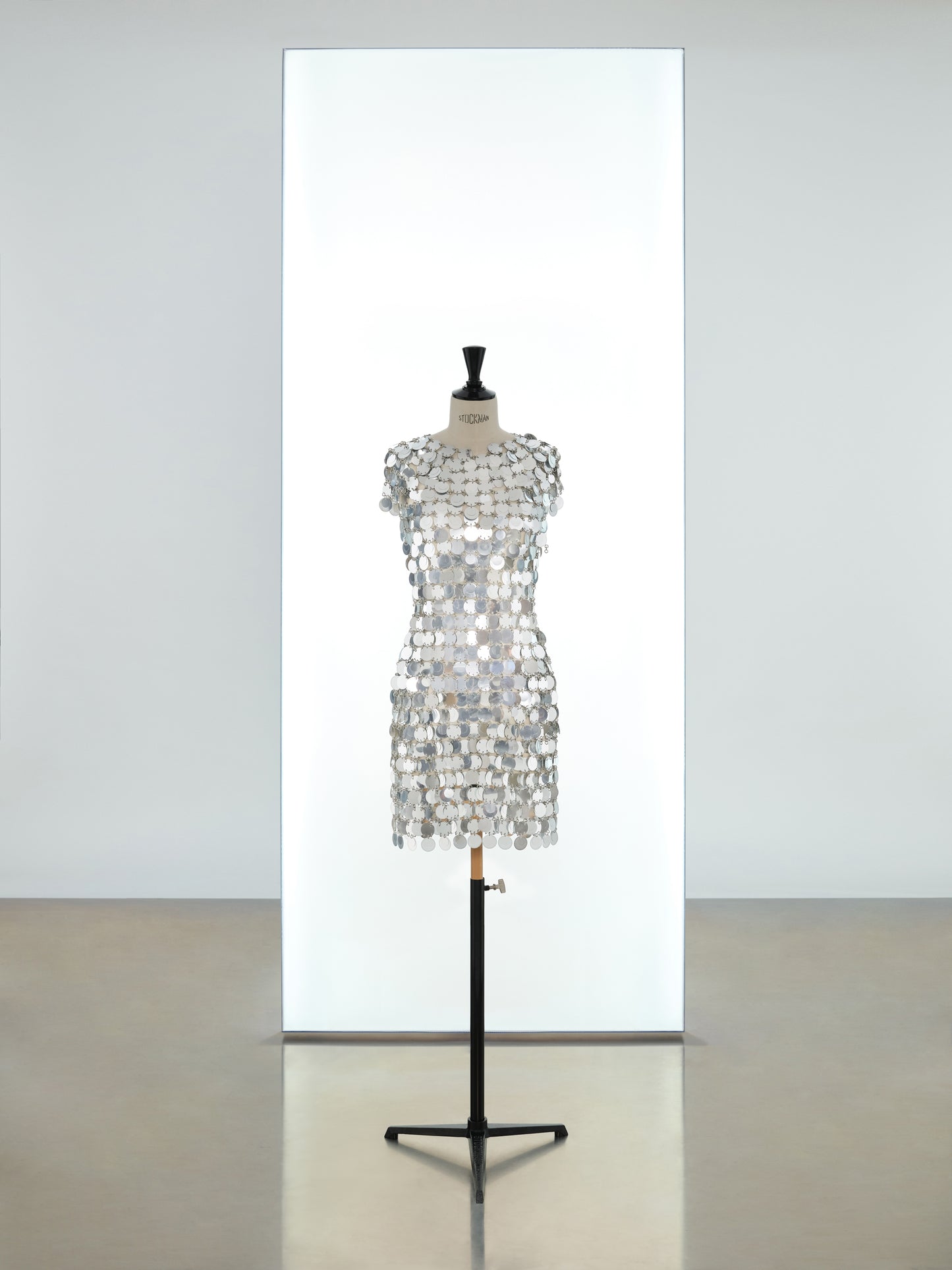 Mid-length sparkle discs iconic dress