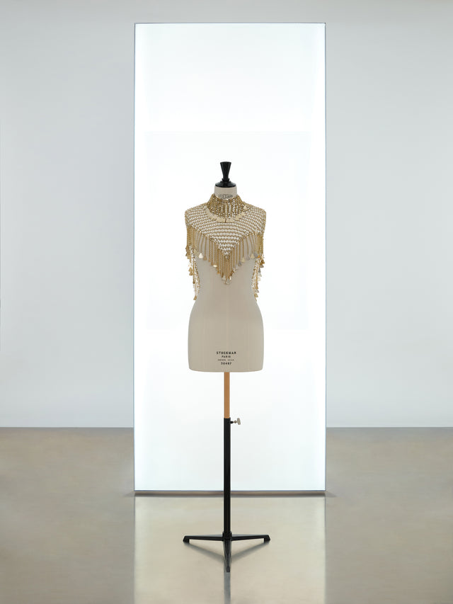 Mini hooded top made in metallic eight assembly - Image 1