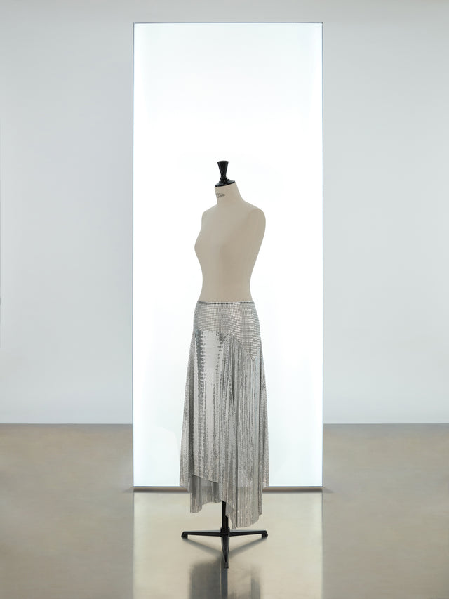 Long skirt made in iconic mesh - Image 1