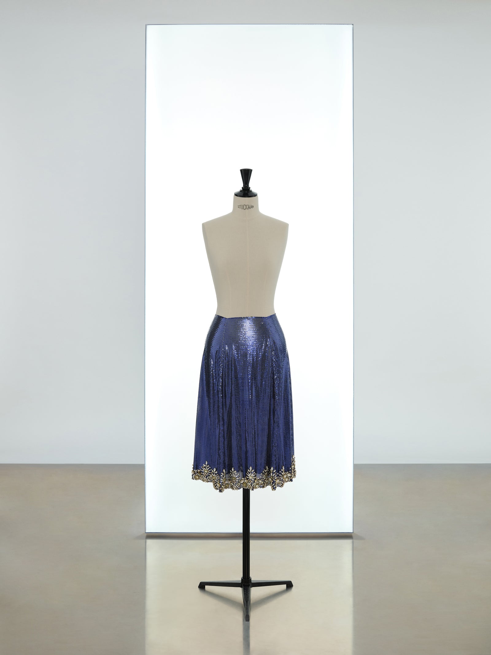 Mid length draped skirt position 1 - Image 1