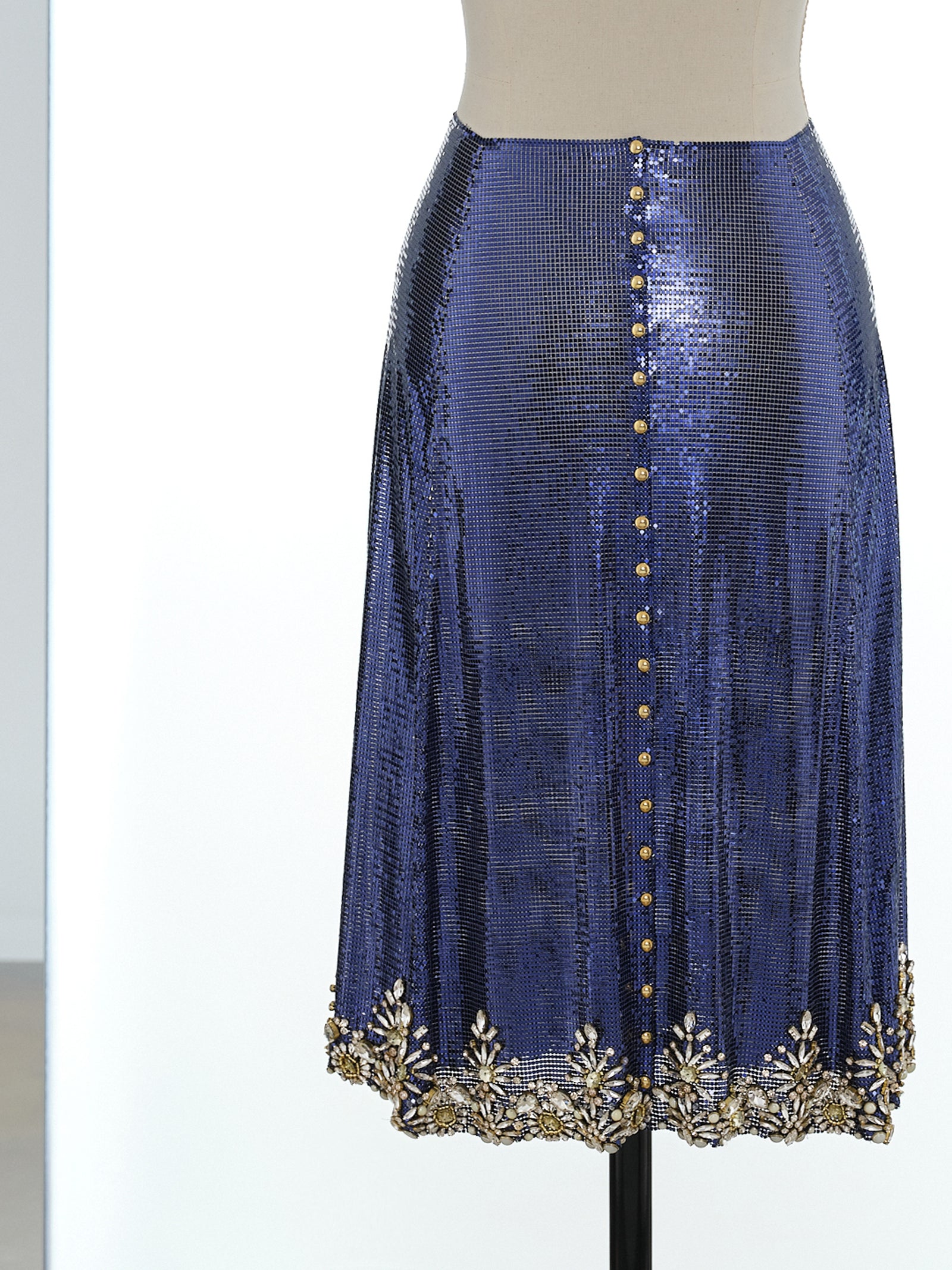 Mid length draped skirt position 2 - Image 2