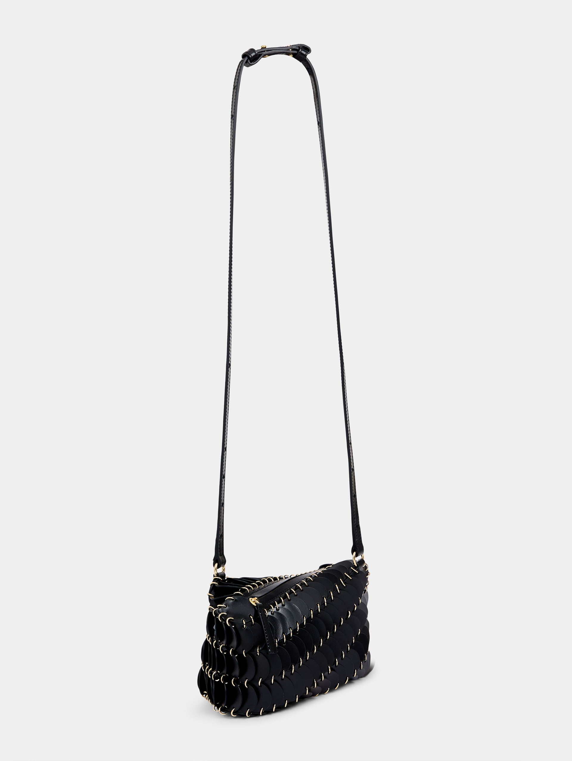 Black Paco crossbody leather bag