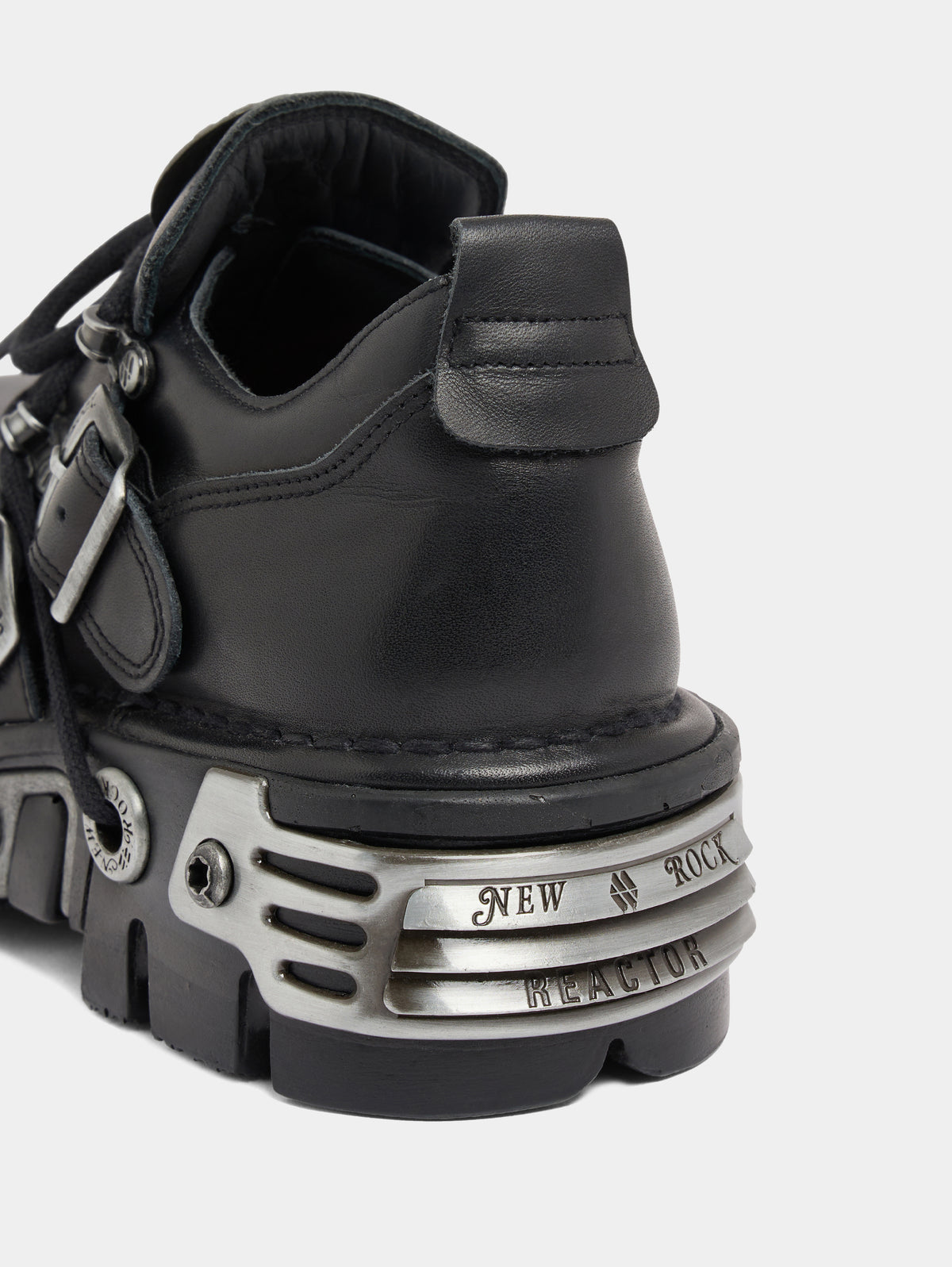 RABANNE x NEW ROCK BLACK SHOES