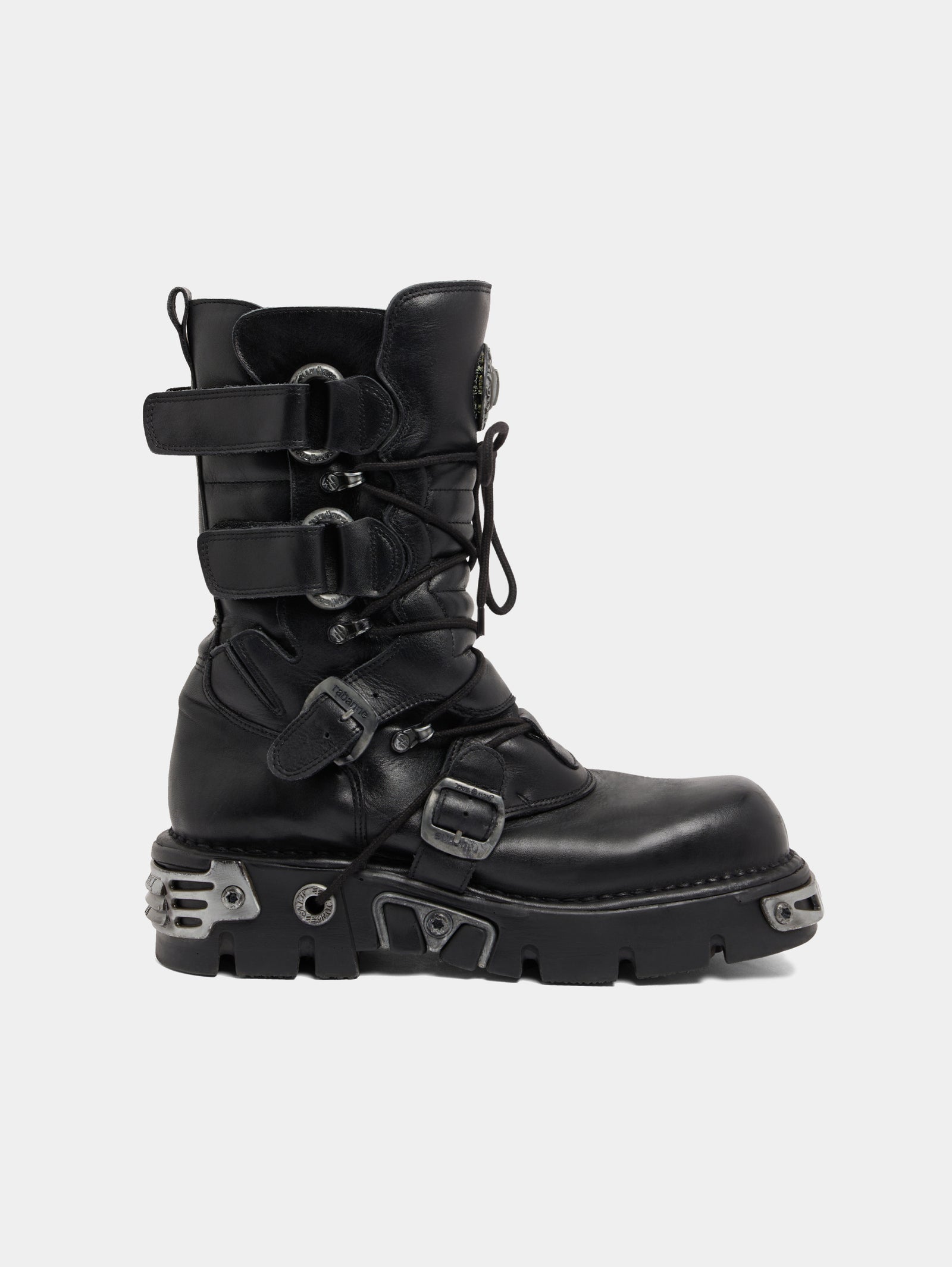 Rabanne x New Rock black boots - Image 1
