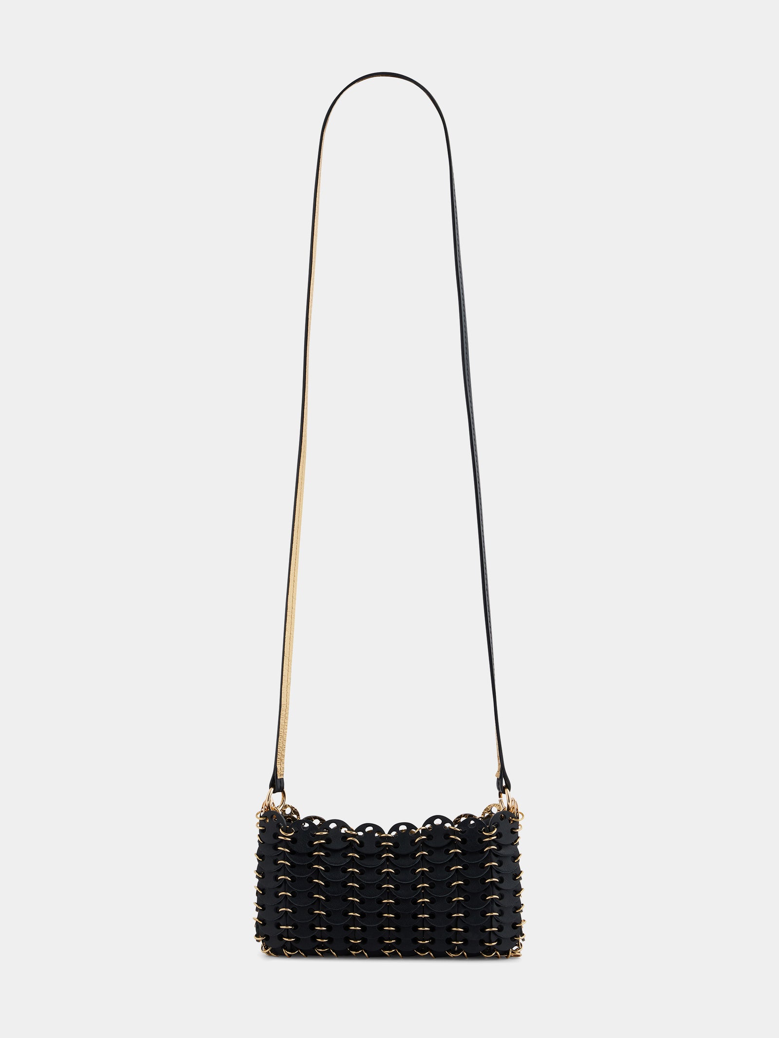 1969 reversible nano flip bag in leather black position 1 - Image 1