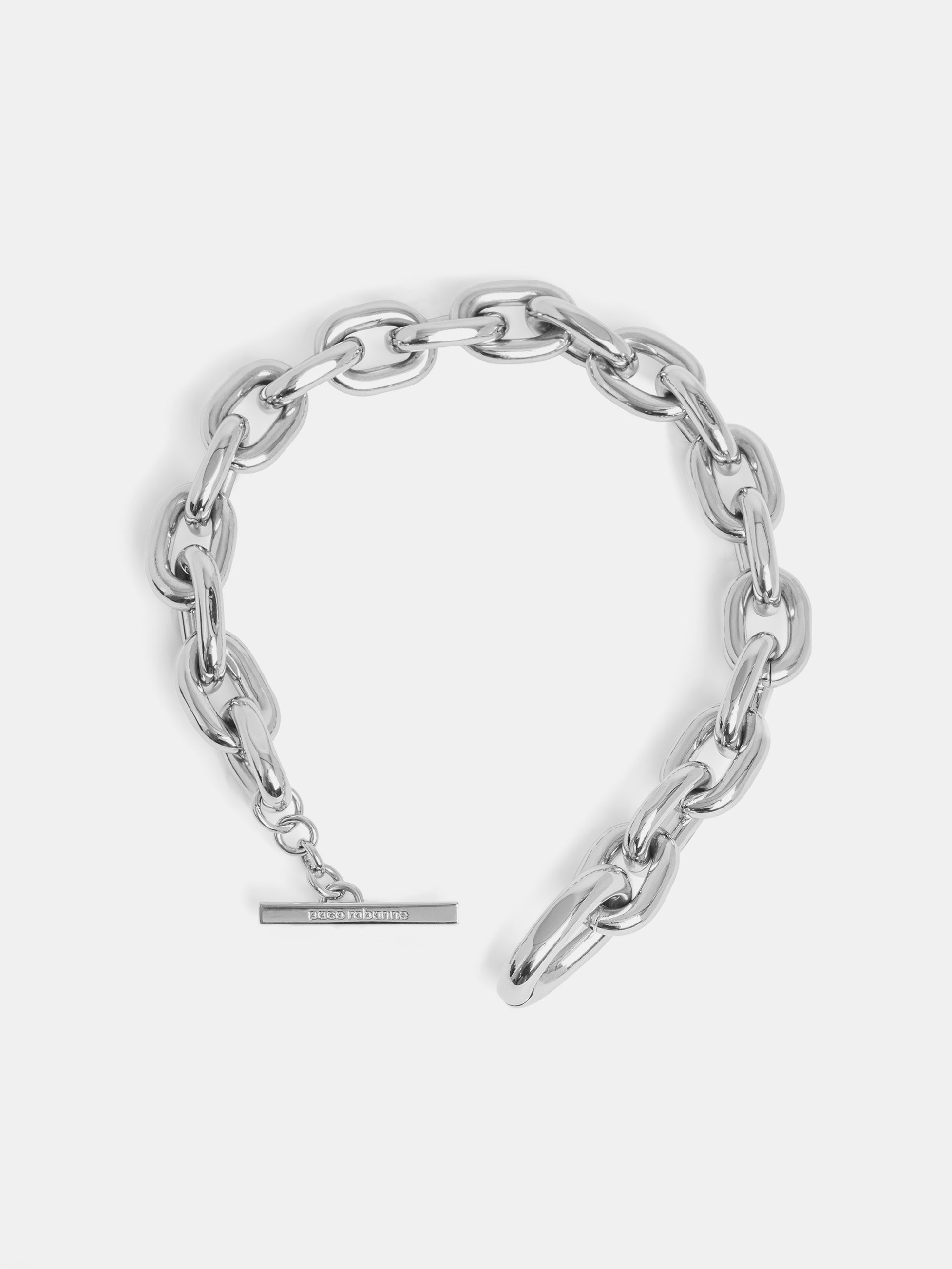 Silver XL Link Necklace | Rabanne