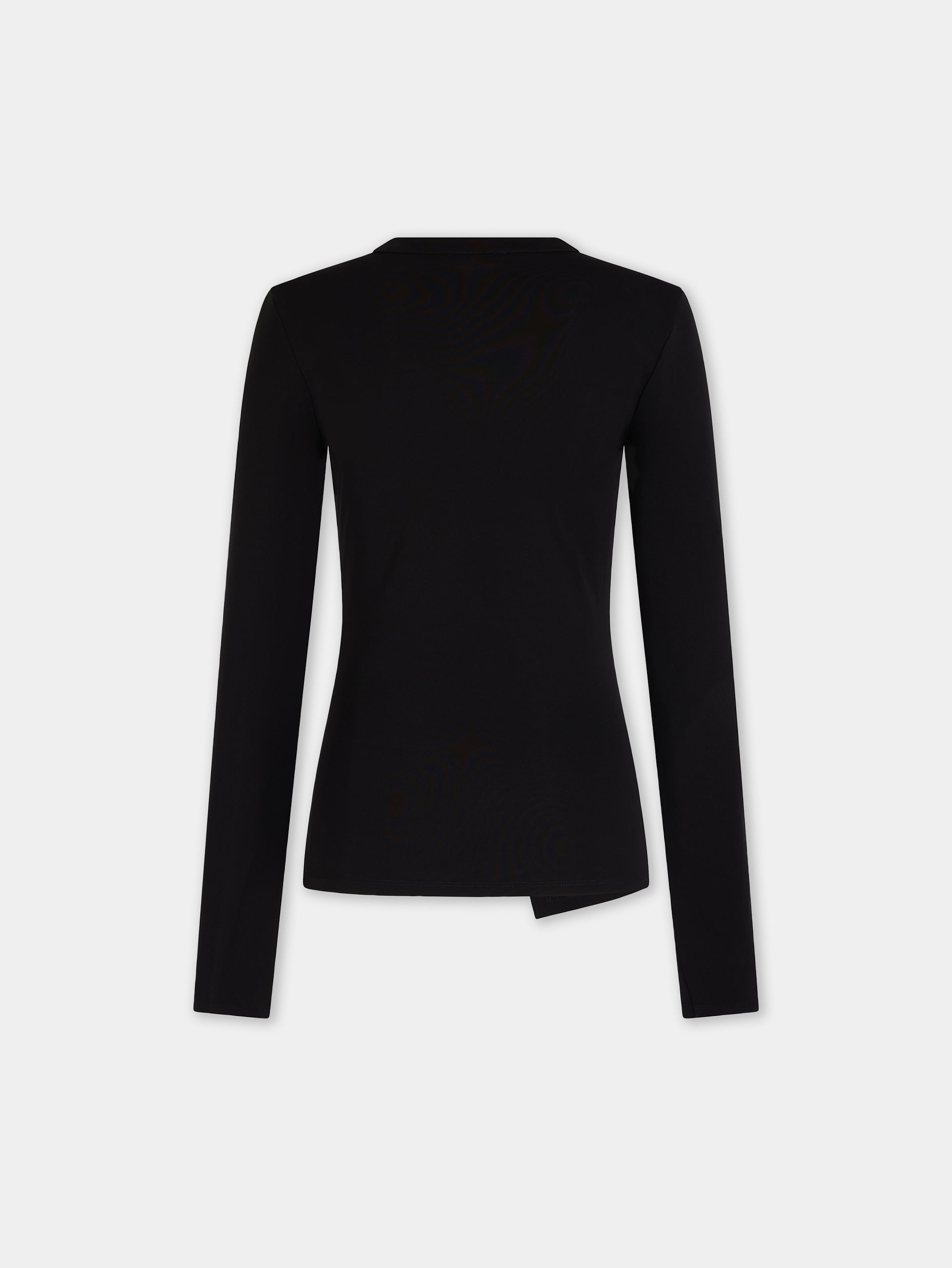 Draped top in jersey position 6