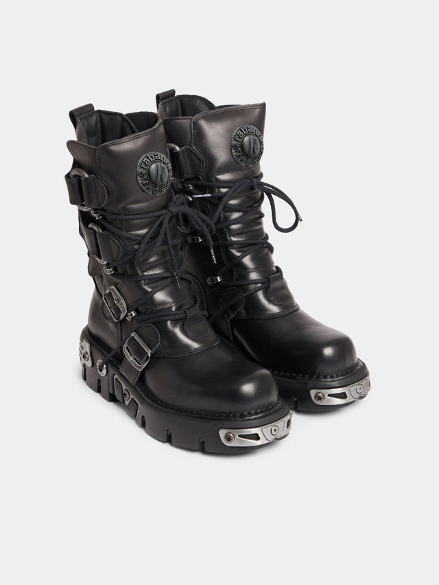 Rabanne x New Rock black boots - Image 2