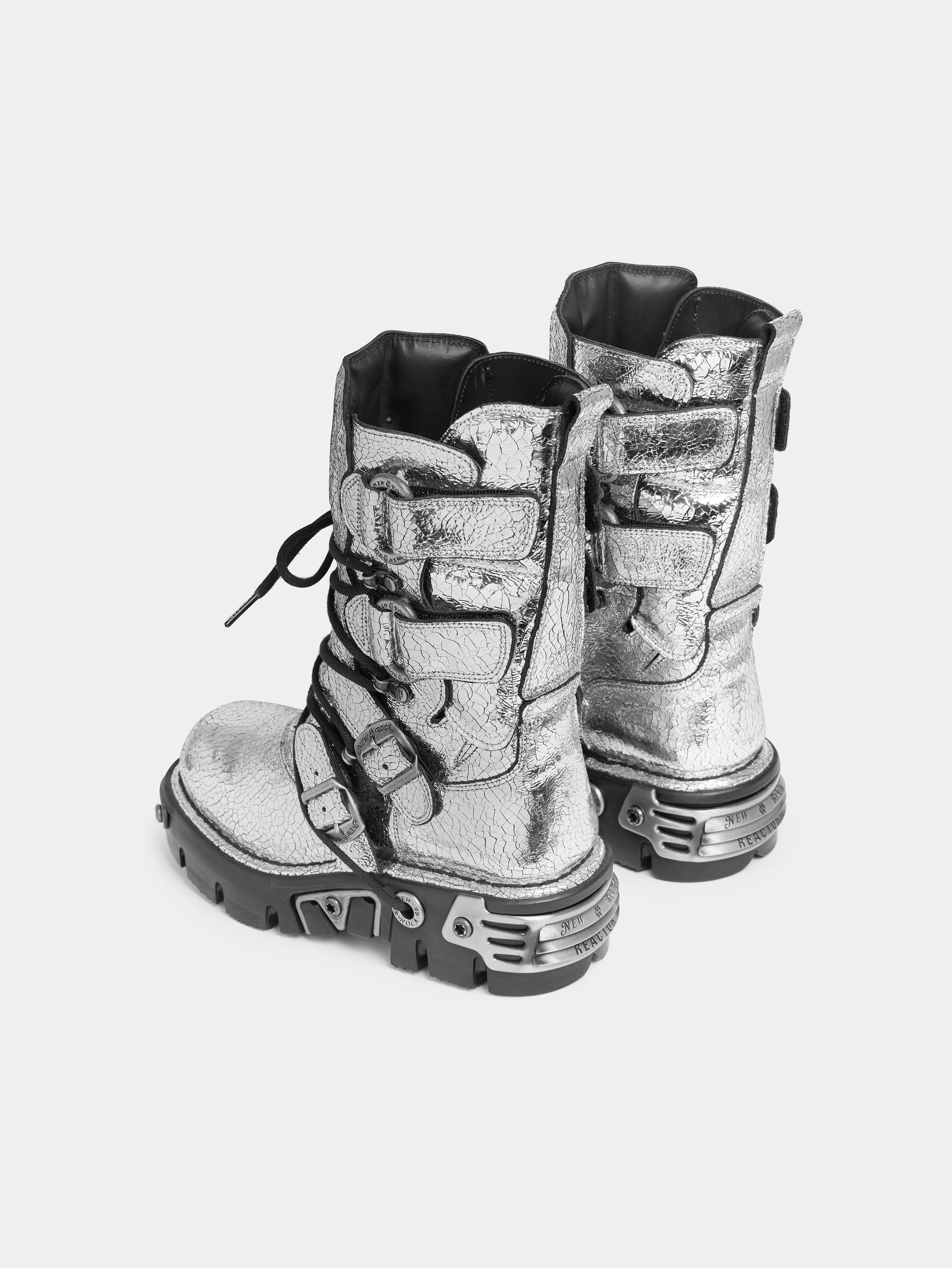 BOTTES RABANNE x NEW ROCK ARGENT