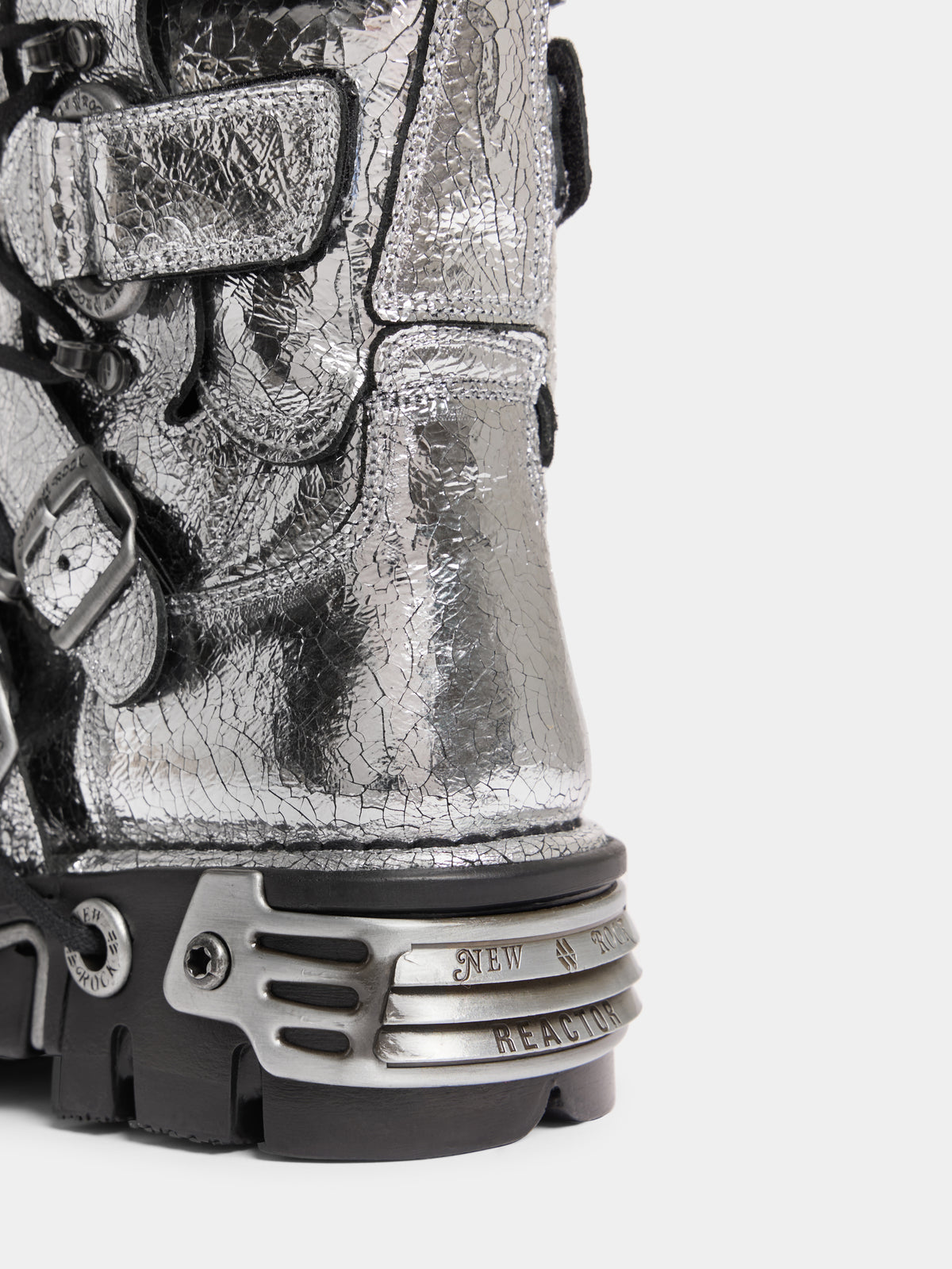 BOTTES RABANNE x NEW ROCK ARGENT