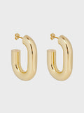Gold XL Link Earrings