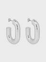 Silver XL Link earrings