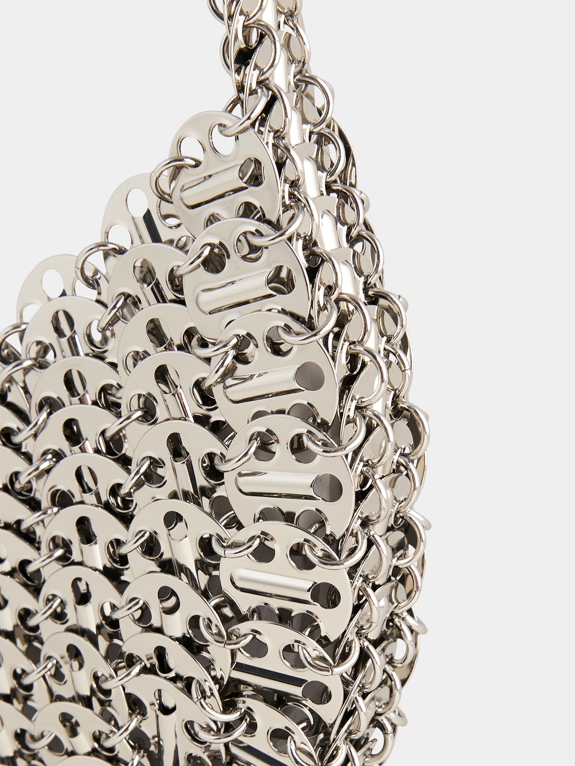 Iconic 5969 moon bag silver position 5