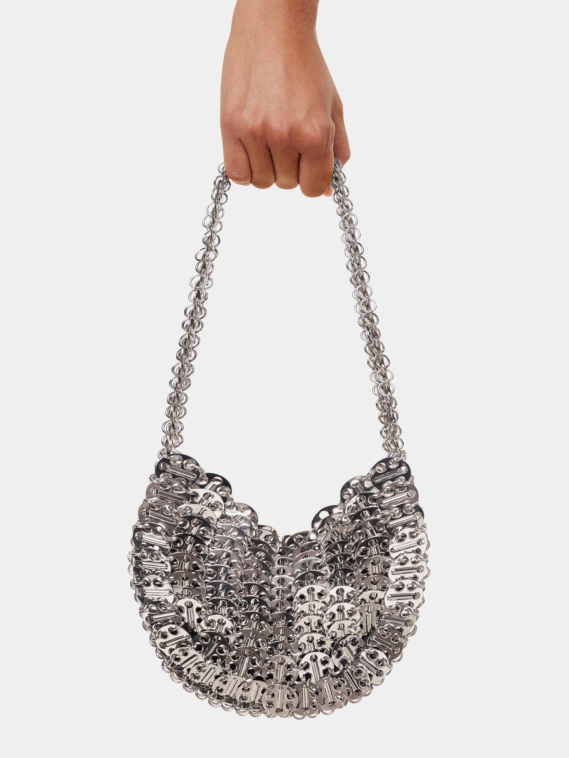 Iconic 3969 moon bag silver position 3