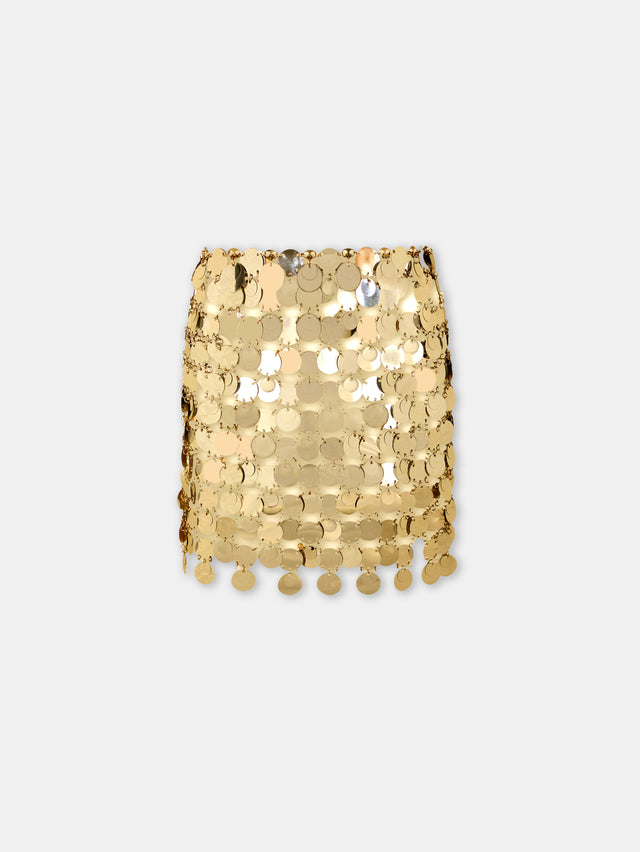 The gold sparkle discs skirt - Image 1