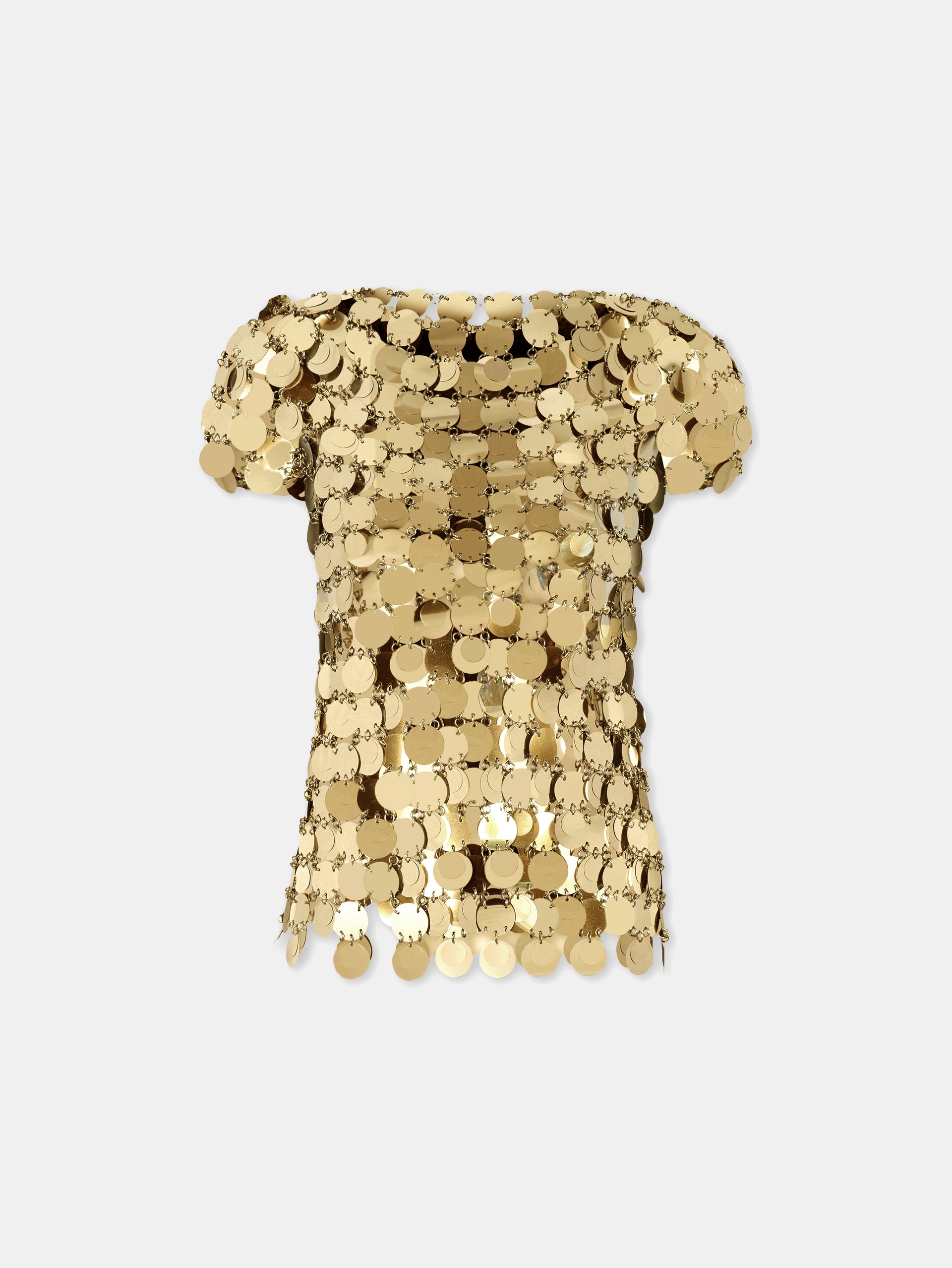The gold Sparkle disc top