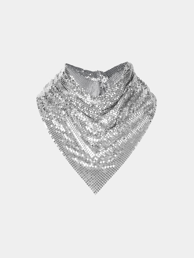 Silver chainmail Scarf