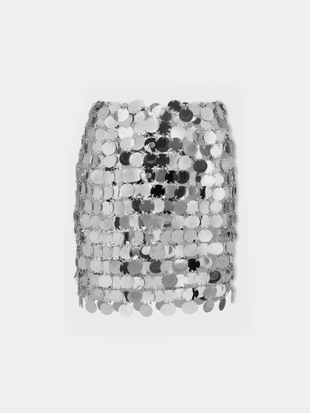The Silver sparkle discs skirt - Image 1