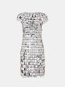 The iconic silver Sparkle disc dress