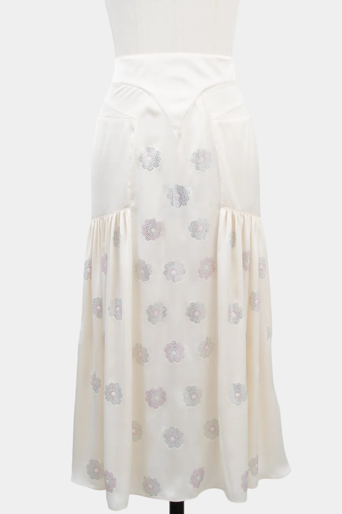 LONG IVORY SKIRT