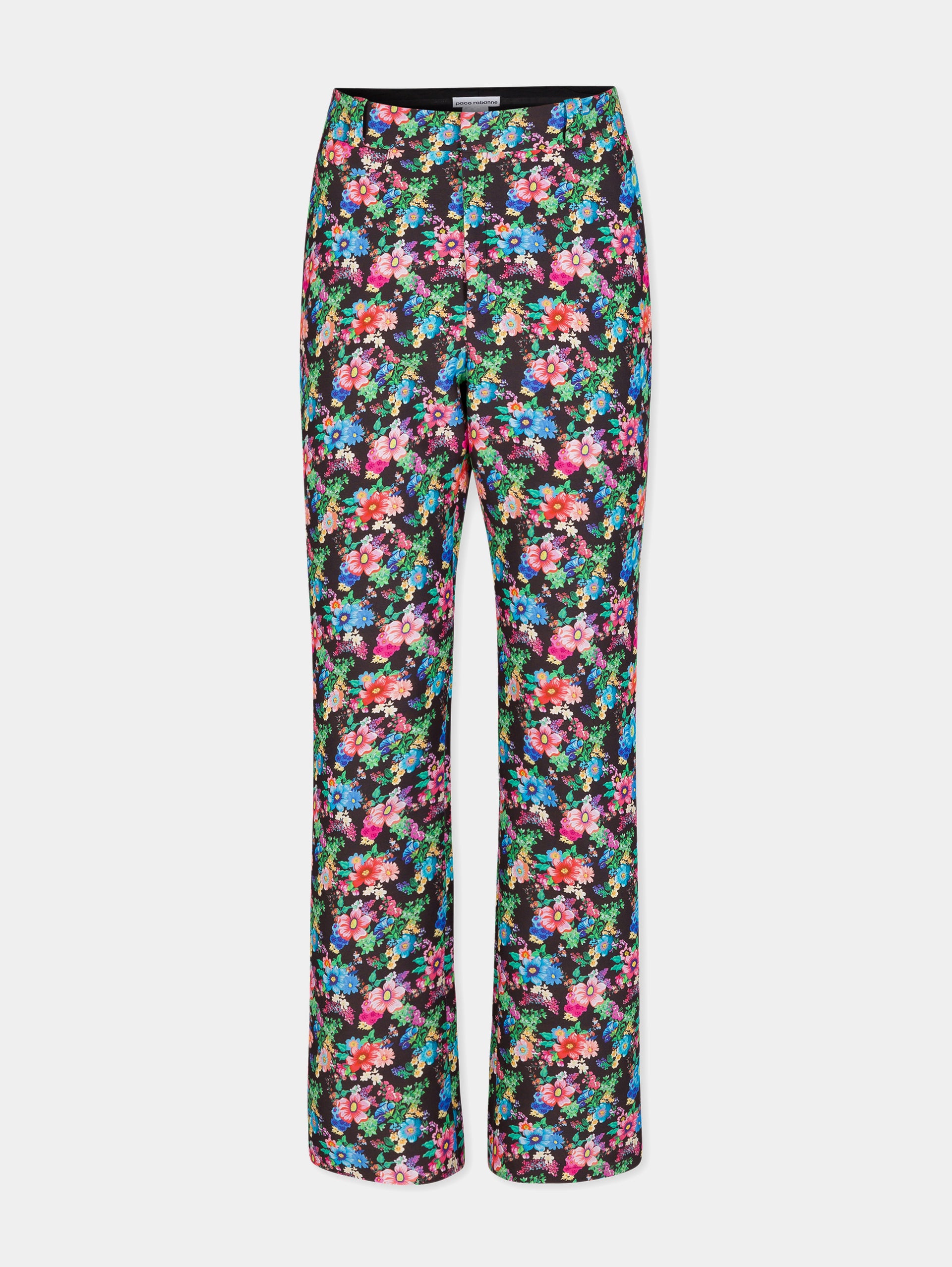Floral-printed  trousers