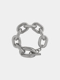 Silver XL link bracelet position 1