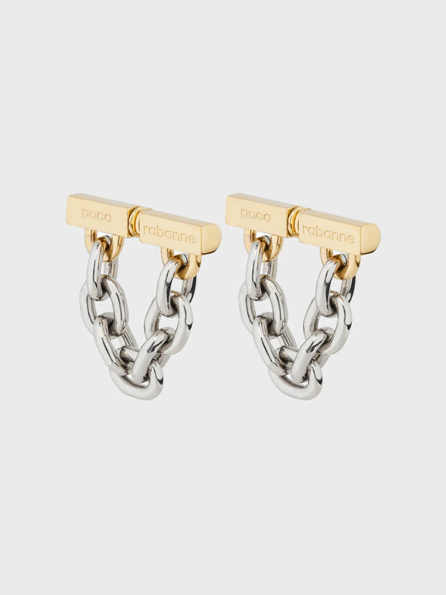 Chain-link earrings