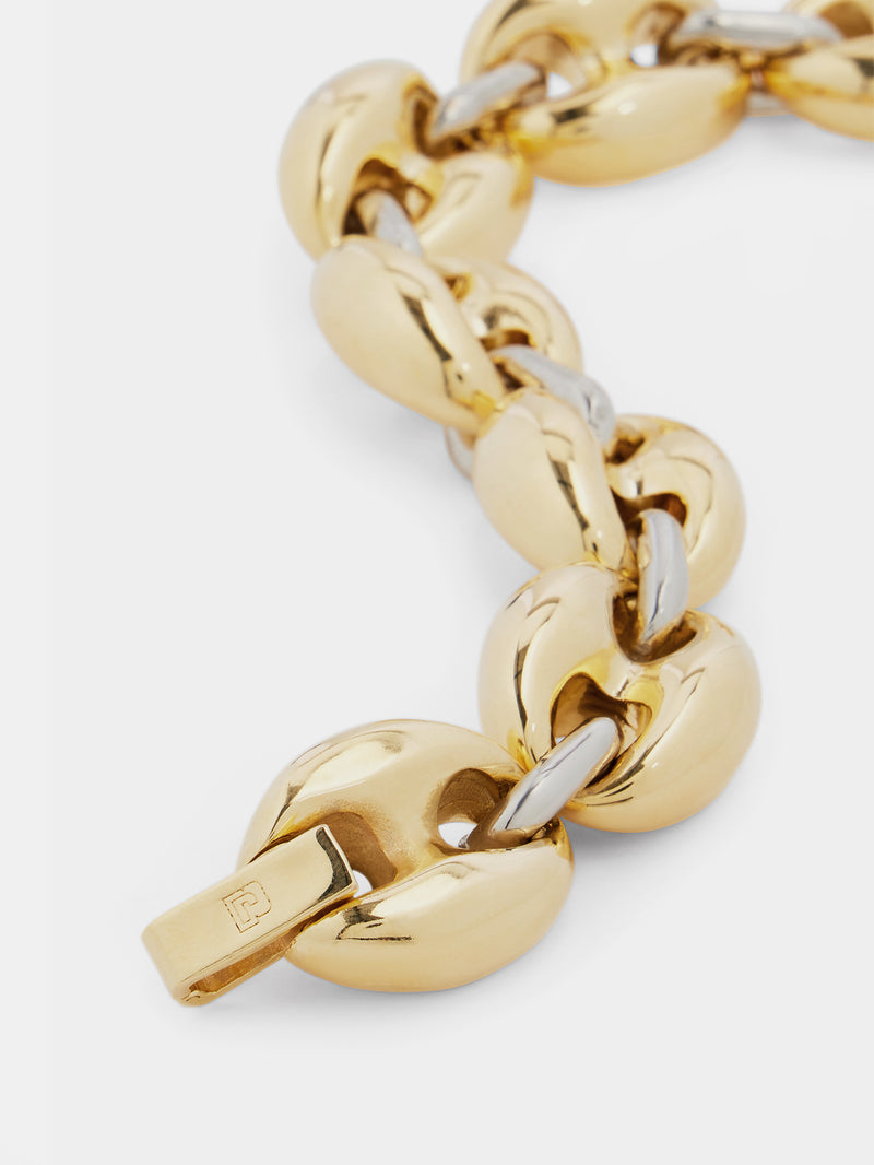 Chunky Gold/Silver Eight Bracelet