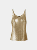 Gold chainmail top